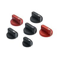 Davies Molding 1507-B Cylindrical Knob with Skirt S/T Cntr Skirted 8-32x1/4 Set Screw