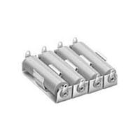Keystone Electronics 170 Battery Holders HOLDER ALUM 4-AAA