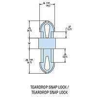 Heyco 10494F Metric Spacing HSP-MDLS-2-03M V-0 NATURAL