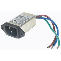 Corcom - TE Connectivity 15EJT8 Inlets 15A IEC-WIRE LEAD FLANGE MOUNT