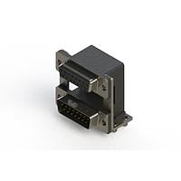 EDAC 664-015-264-04A Dual Port D-Sub Connectors Right-angle Dual Port D-Sub Connector