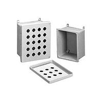Hammond Manufacturing PJ12106P20 Pushbutton Enclosures N4X Wallmount Encl - 13.076 x 11.201 x 6.125 - Fiberglass