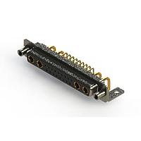 EDAC 630-21W4240-1T6 Mixed Contact D-Sub Connectors Right-angle Power Combo D-Sub Connector