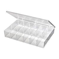 Flambeau A812 Multiple Compartment 12-Compartment Box 12 3/4" x 8 1/2" x 2 1/8" (32.39 x 21.59 x 5.40 cm)