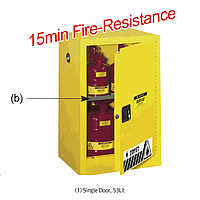 Zoyet HW.ZYC0012 Safety Cabinets for Flammable Liquid, 1 Door, Manual, 1 Shelf, 146Lit.,