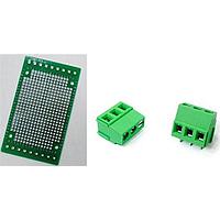 Bud Industries DMB-4774-CB Terminal Block Tools & Accessories Din Rail PCB 3.421 x 6.122" (DMB-4774)