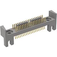 AirBorn WBB40PMTJMM Card Edge Connectors Card Edge, 2-Row, Straight Plug w/ Mounting Ears and Hardware