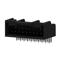 Molex 501876-1041 Shrouded 2mm Dual R/A PlgHsg 10CktBlk