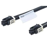 Molex 226199-1042 Discrete Wire Assembly Micro-Fit+ F-to-Micro-Fit+ F OTS Cbl Asmy DR 150mm lgt Tin Plt 4 Ckts Black