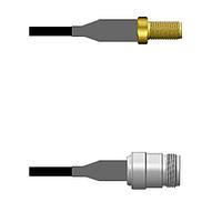 Amphenol Custom Cable Q-2Z01W0008010i RF Cable Assemblies SMA-SJ/N-SJ RG58 10I