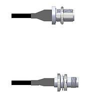 Amphenol Custom Cable Q-1U04E0003108i RF Cable Assemblies N-SJB/TNC-SJB G174 108I