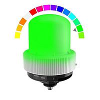 Banner Engineering K100PLRGB7AQ Programmable Multicolor Indicator K100 Pro Indicator: RGB Beacon; 12-48 V dc; Polycarbonate; IP66, IP69K; Multicolor; Audible; 5-pin M12 Integral QD