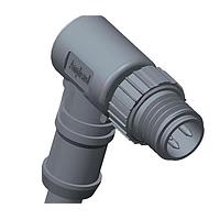 Amphenol LTW 8P-03BMMM-SR7B03 Sensor Cables / Actuator Cables M Series Sensor Connector, M8, A Code, Plastic, 3A, 03 pins, Male Connector, Male Contact, Right Angle, Screw Thread, Overmolded, Length 3000mm, IP67