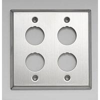 Belden E200004 000S1 Modular Connectors / Ethernet Connectors INDUSTR FACEPLATE DG 4-PORT SS