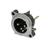 NEUTRIK NC3MBV Receptacles 3C MALE PCB RECEPTACLE