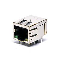 Pulse Electronics JX00-0027NL Modular 1X1 TAB DOWN W/LED'S ETHERNET (NON PoE)