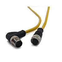 Mueller C8BC13M003 Sensor Cables / Actuator Cables CORDSET 8P RA M TO ST FM 24AWG 3M