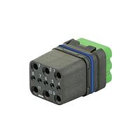 Eaton Souriau-Sunbank 8MQ2M9901BBES Modular Connectors - Push Pull MQuick module, sealed, without contact, delivered with cap