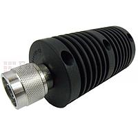 Fairview SA4N50-03 3 dB Fixed Attenuator N Male To N Female Up To 4 GHz Rated To 50 Watts With Black Aluminum Heatsink Body