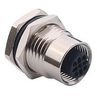 NorComp 860-005-213R004 Connectors M12 5 Pos F Pan mnt thru hole