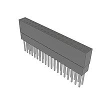Samtec ESQ-119-24-T-D Sockets Elevated Socket Strip, 0.100" Pitch