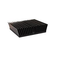 Advanced Thermal Solutions ATS024024004-MF-8C Component maxiFLOW BGA Heat Sink, Slant Fin, No TIM, Black Anodized, 24x24x4mm (LxWxH)