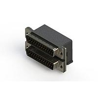 EDAC 661-025-364-002 Dual Port D-Sub Connectors Right-angle Dual Port D-Sub Connector
