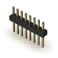 GCT (Global Connector Technology) BC020-08-A-0200-0300-L-G Headers 8w, 1.0mm Pitch Pin Hdr, SIL, TH, Vert, GF, Box