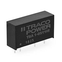 TRACO Power TBA 1-2423HI Isolated Encapsulated SIP-7; 1W Output 1 (Vdc): 15; Output 2 (Vdc): -15