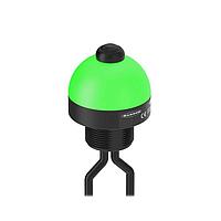 Banner Engineering K50PPBSQ2PS Beacons K50 Pro Push Button with PICK-IQ Series: RGB Push Button; Voltage: 10-30 V dc; Housing: Polycarbonate; Environ. Rating: IP65; Colors: Multicolor; 240 mm (9.45 in) 5-pin M12 Shielded PVC Pigtail QDs