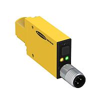 Banner Engineering SME312CVGQD Photoelectric Sensors MINI-BEAM EXPERT: Vsbl. Green 525 nm Convergent; Focal Point: 16 mm; Input: 10-30 V dc; Output: Bipolar: 1 NPN; 1 PNP; 5-pin M12 Integral QD