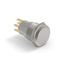 Alcoswitch - TE Connectivity 7-2213767-4 Pushbutton Switches AV19 DPL 0.4VA MOVE RING LED GREEN 12V