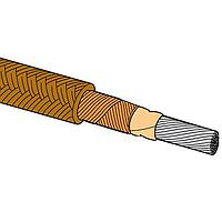 OMEGA HTTG-1CU-318S-250 Heater Wire, Low Outgassing Fiberglass over PFA Insulation (250 ft, 300 V, 18 AWG)