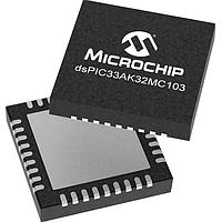Microchip Technology dsPIC33AK32MC103T-E/M7 Single-Core Digital Signal Controllers dsPIC33A, FPU, 200MHz, 32K Flash, 8K RAM, MC-PWM, 12-bit ADCs, Op Amps, Comp.