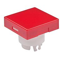 NKK Switches AT3001CB Button SQUARE CAP RED/WHT