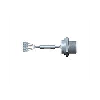 Amphenol LTW UB-20PMFP-SC8003 USB Type B Connectors USB, Type B 2.0, Plastic, 1.5A, Male Connector, Circular, Screw Thread, Housing, Receptacle With Cable/Wire, Length 50mm, IP68