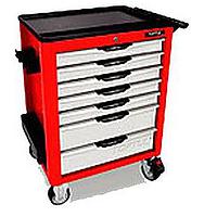 TOPTUL GCAJ0039- 227PCS W/7-Drawer Tool Trolley  NEW PRO-LINE SERIES - RED