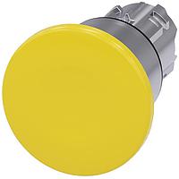 SIEMENS A6X30138936 Mushroom MUSHROOM PUSHBUTTON. 40MM. YELLOW