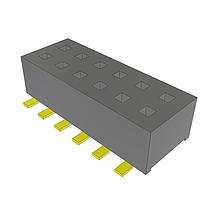 Samtec CLP-106-02-G-D-A Socket Low Profile Dual-Wipe Socket