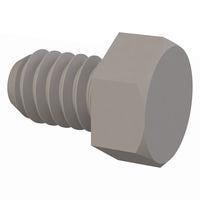 Essentra Components 012520H037 Cap Screw Hex Unslotted Bolt, 1/4-20 Thread, 3/8 Lg