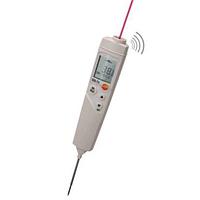 TESTO 826-T4 Infrared thermometer with laser marking and penetration probe for food (-50 ~ +300 °C)