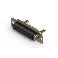 EDAC 628-17W2222-2T1 Mixed Contact D-Sub Connectors Vertical Combo Dsub