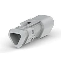DEUTSCH - TE Connectivity 2-2303813-1 Automotive Connectors DT04-3P-TE81, REC, 3P, GRY, E, SNAPXCAP