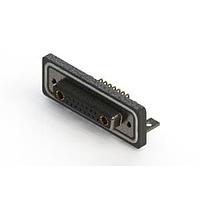 EDAC 630W17W2240-4N4 Mixed Contact D-Sub Connectors Right-angle Waterproof Power Combo D-Sub Connector