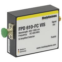 THORLABS FPD610-FC-VIS Si Fiber-Coupled Amplified Photodetectors (400-1000 nm)