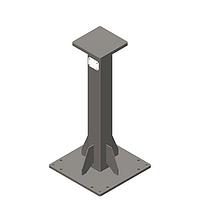 Swivellink RB-PED-42-BLANK Robot Pedestal 42" TALL BLANK PEDESTAL