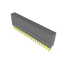 Samtec ESQ-120-48-G-D Sockets Elevated Socket Strip, 0.100" Pitch