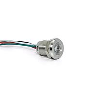 Dialight 624-1123-317F LED Panel Mount Indicators 12mm RGB 12VDC W/ Wires