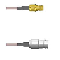 Amphenol Custom Cable Q-2T0020001036i RF Cable Assemblies SMA-SJ/BNC-SJ G178 36I
