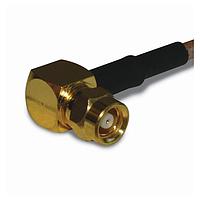 Amphenol RF 152107 Connectors SMC RA CABLE PLUG RG174 50 OHM GOLD
